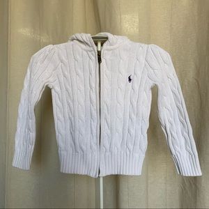 Ralph Lauren Cable Knit Hoodie